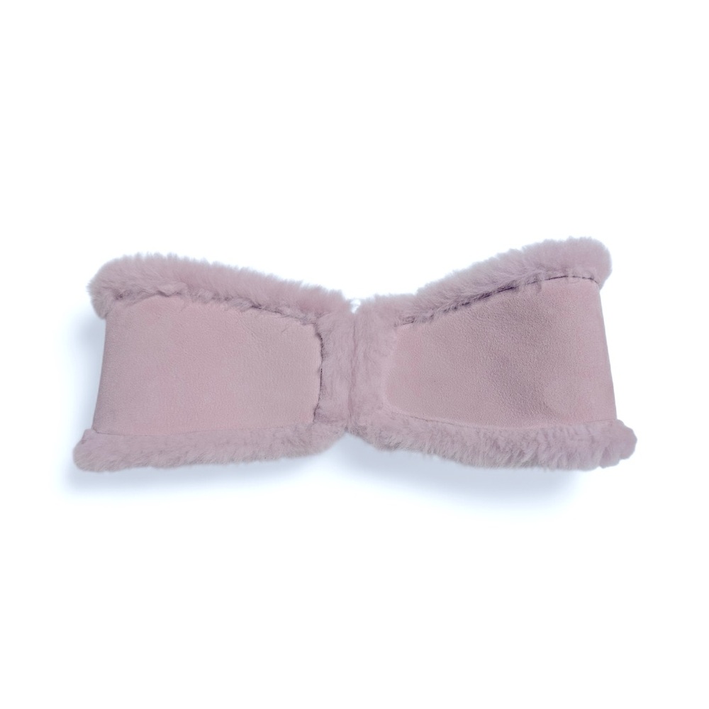 UGG Reversible Leather and Shearling Headband Ear Muff Brand New L/XL Pink - Picture 14 of 14